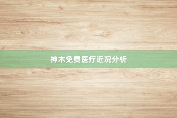 神木免费医疗近况分析