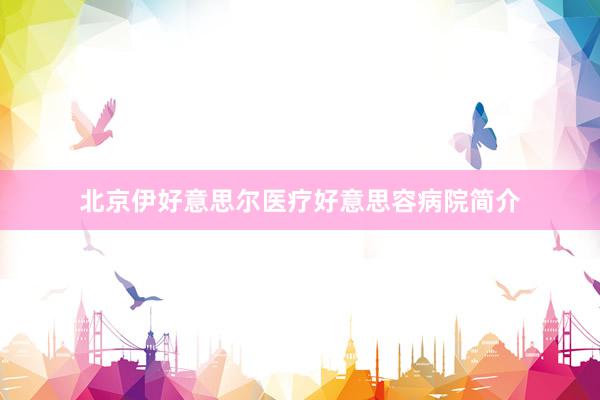 北京伊好意思尔医疗好意思容病院简介